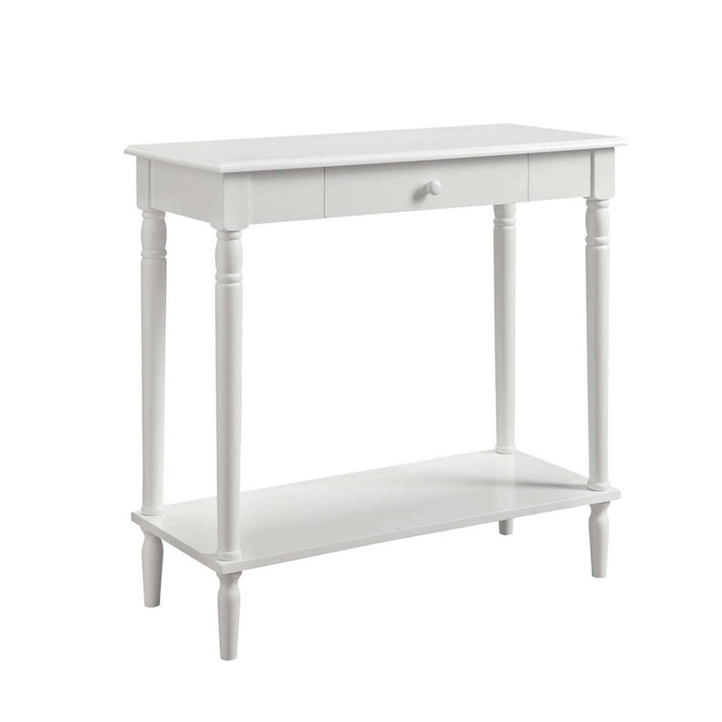 Convenience French Country 1 Drawer Hall Table with Shelf