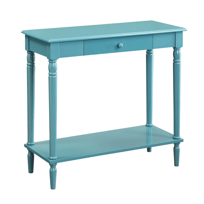 Convenience French Country 1 Drawer Hall Table with Shelf