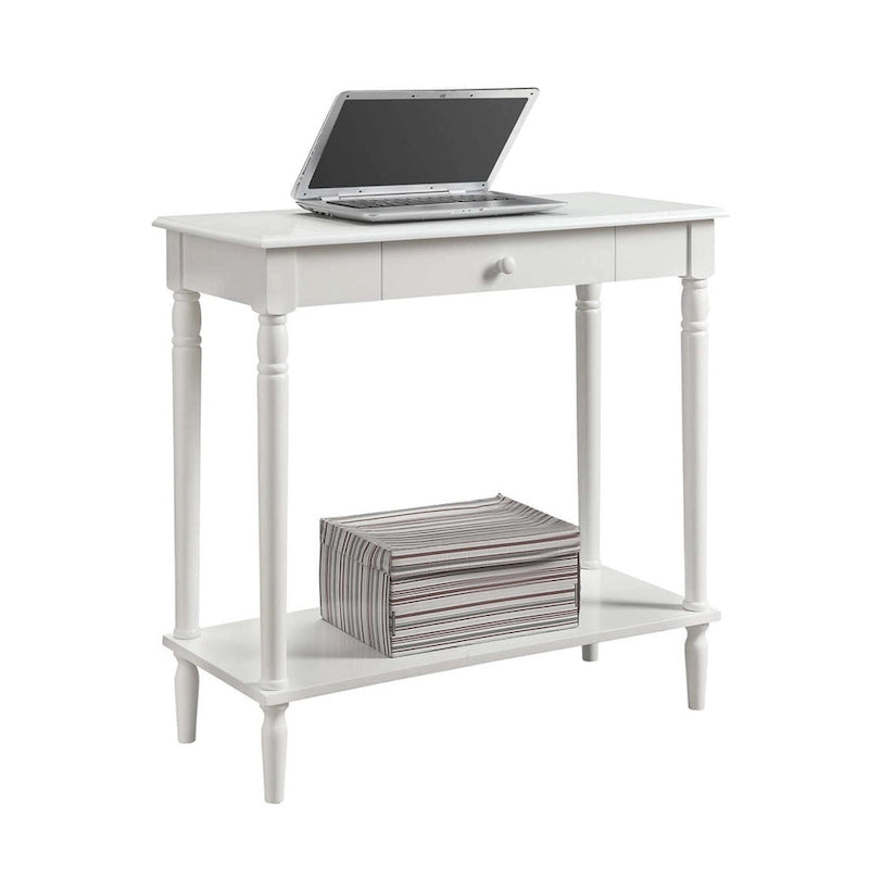 Convenience French Country 1 Drawer Hall Table with Shelf