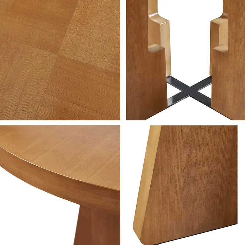 44 Round Dining Table - Pecan