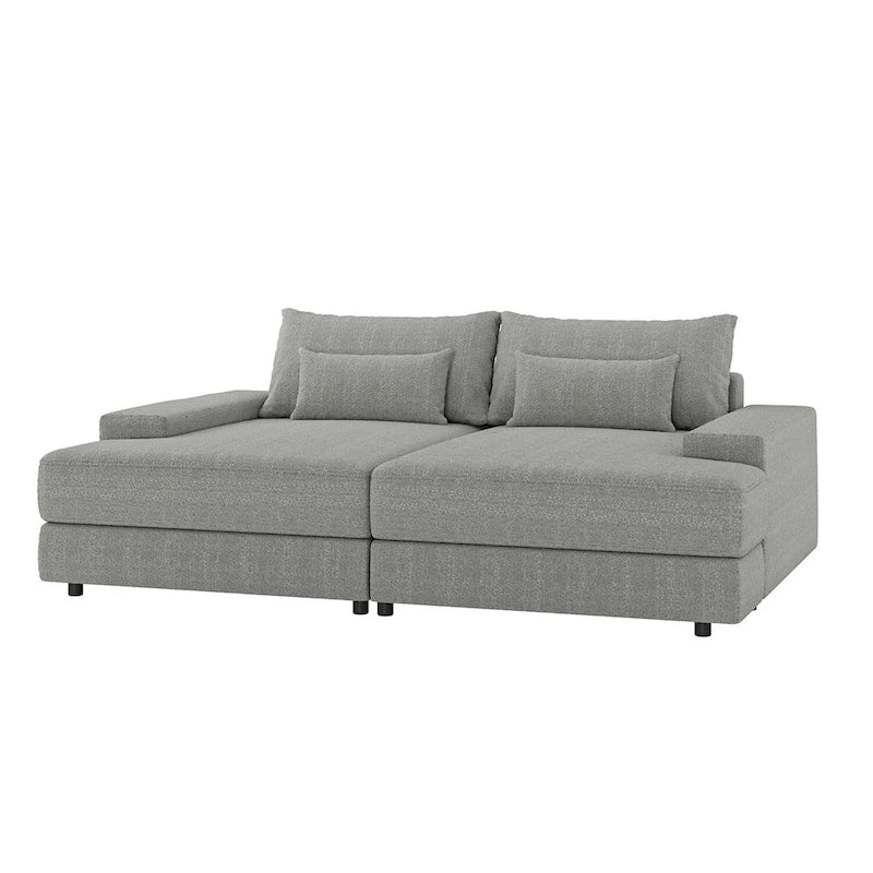 Oversize 57 Deep Square Arm Sofa