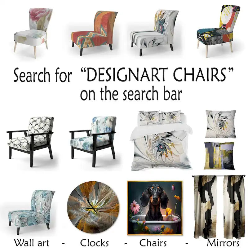 Starfish and Blue Shell II Decorative Chair