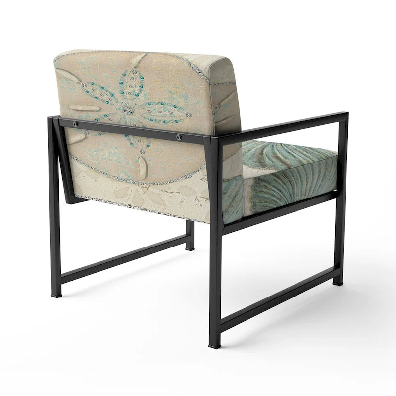 Starfish and Blue Shell II Decorative Chair