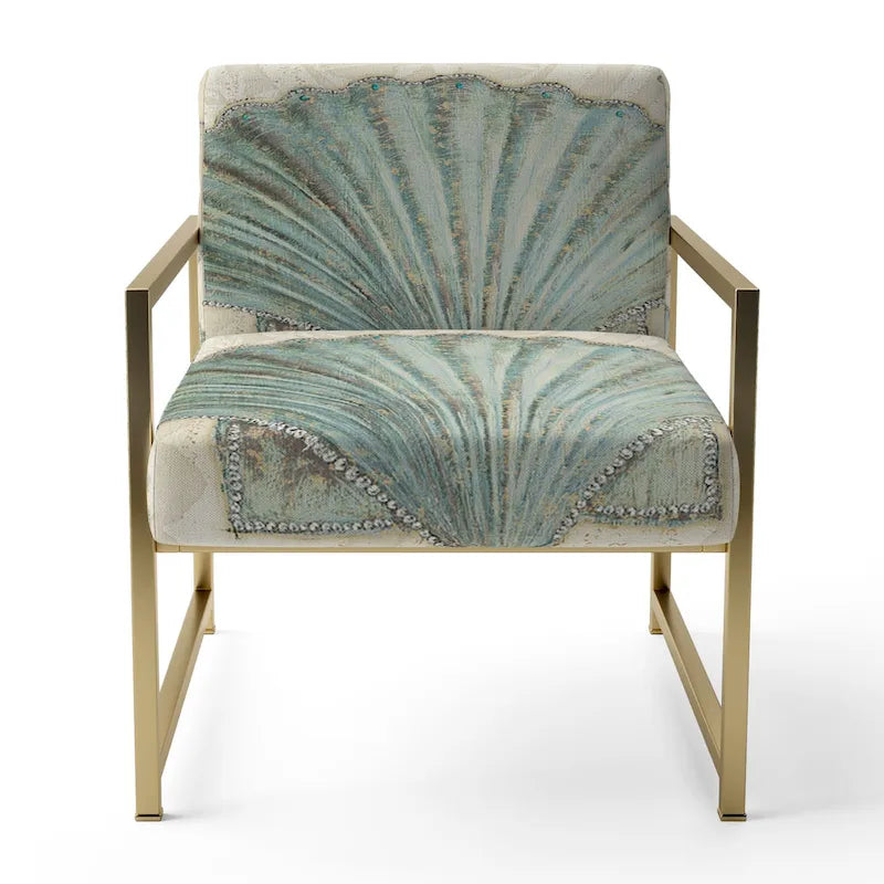Starfish and Blue Shell II Decorative Chair