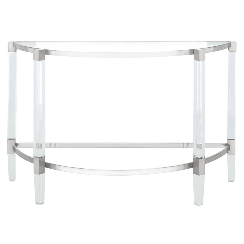 Acrylic Console Table - 47.2 W x 17.7 L x 28.7 H - 47Wx18Dx29H