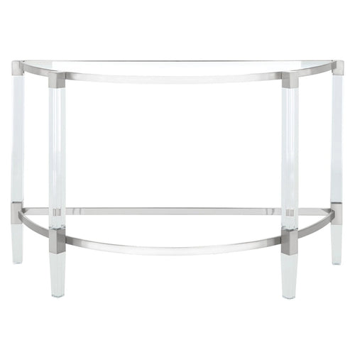 Acrylic Console Table - 47.2 W x 17.7 L x 28.7 H - 47Wx18Dx29H