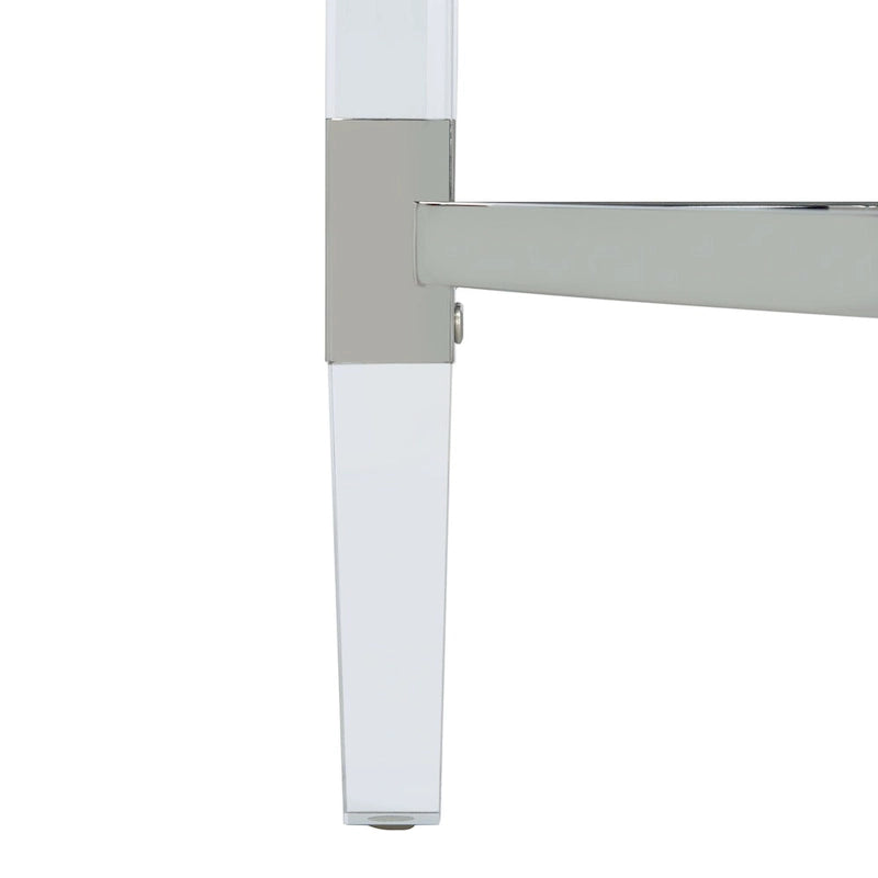 Acrylic Console Table - 47.2 W x 17.7 L x 28.7 H - 47Wx18Dx29H
