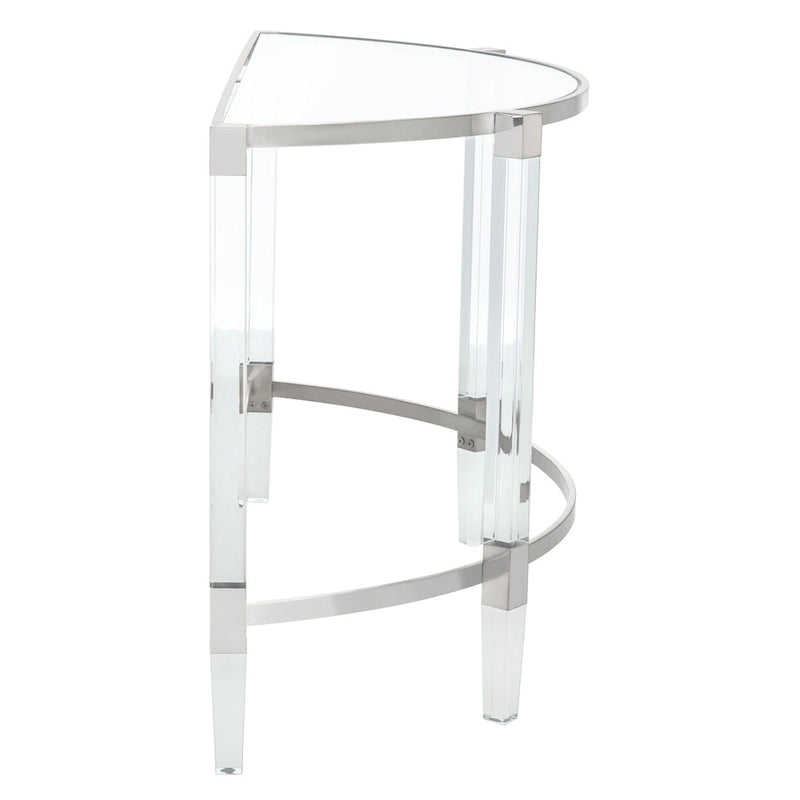 Acrylic Console Table - 47.2 W x 17.7 L x 28.7 H - 47Wx18Dx29H