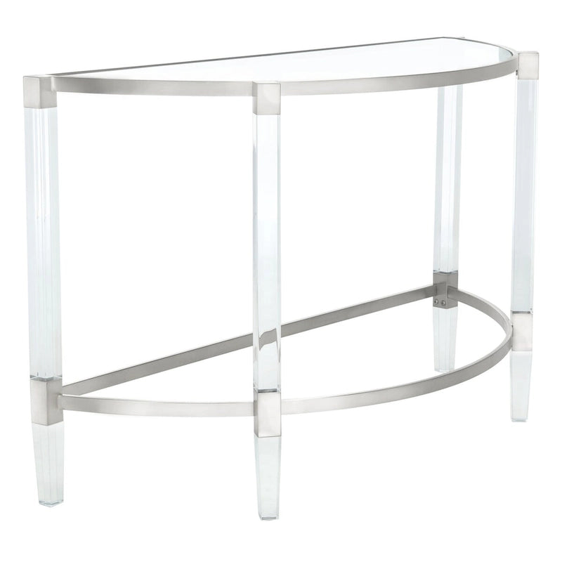 Acrylic Console Table - 47.2 W x 17.7 L x 28.7 H - 47Wx18Dx29H