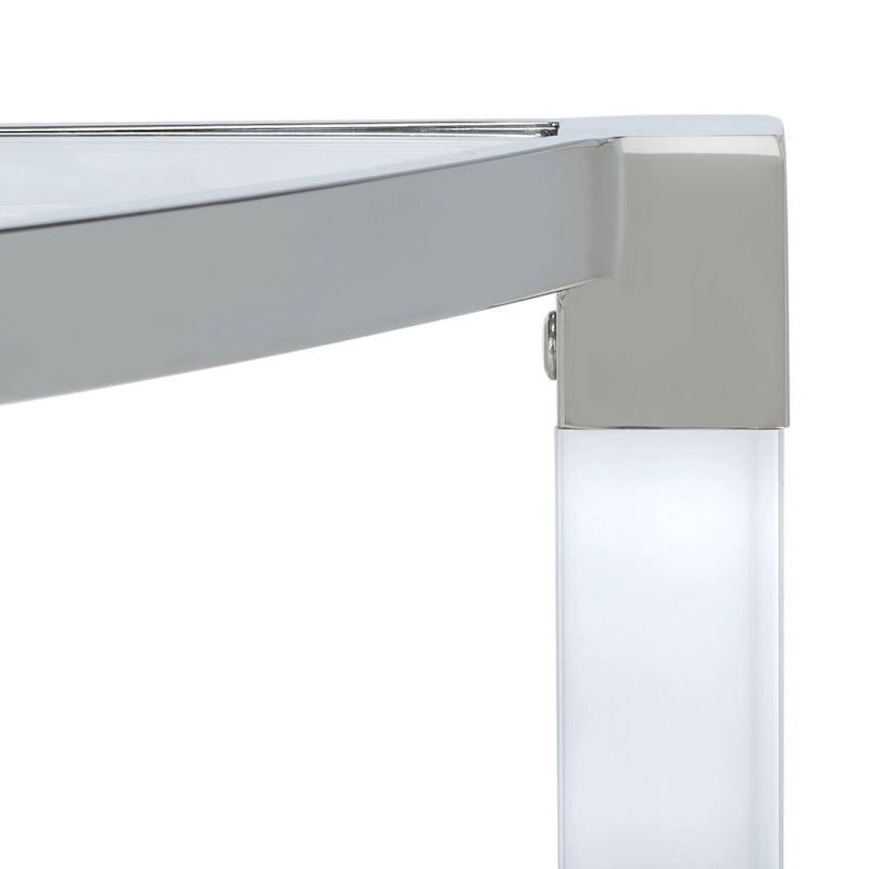 Acrylic Console Table - 47.2 W x 17.7 L x 28.7 H - 47Wx18Dx29H